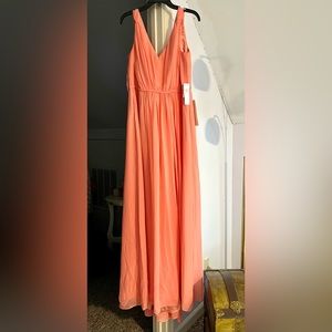 Party Bridesmaid Dress - coral ** NWT